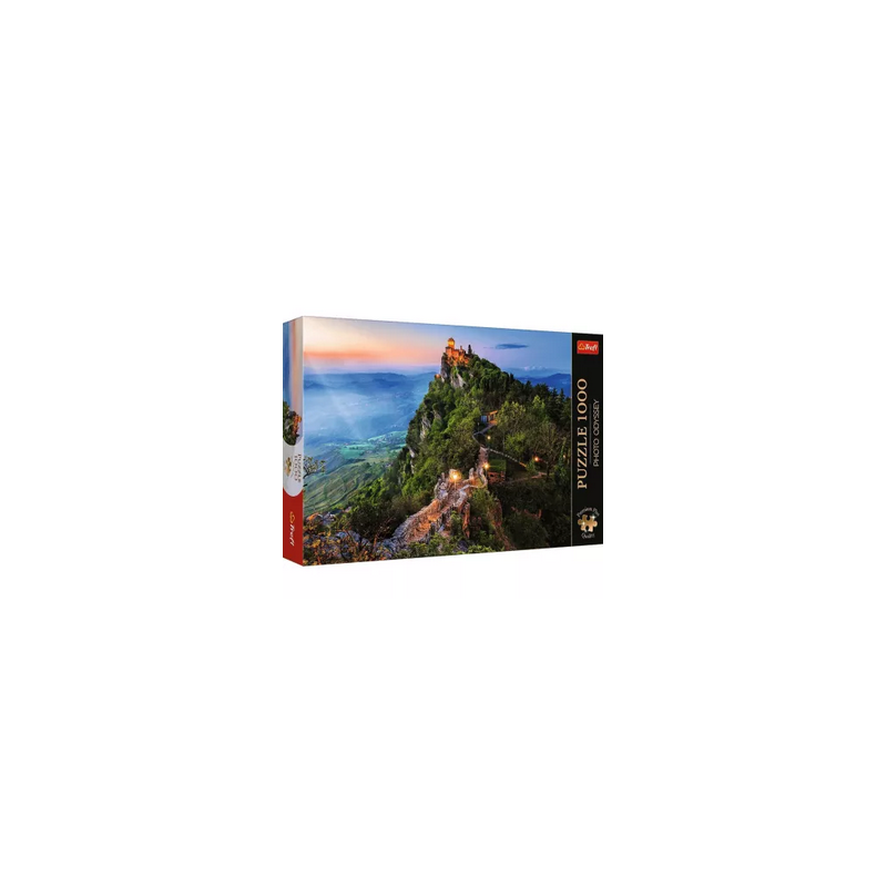 Puzzle Trefl - Odyssée Photographique : Tour Cesta, Saint-Marin - 1000 pièces