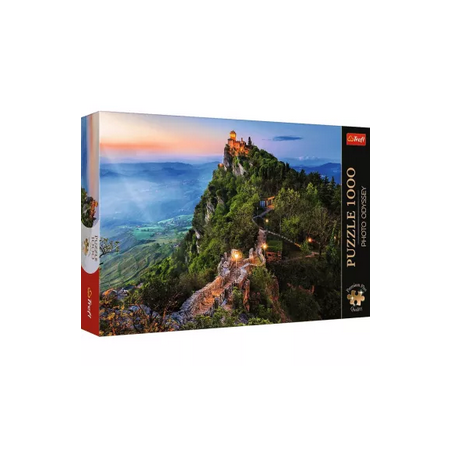 Puzzle Trefl - Odyssée Photographique : Tour Cesta, Saint-Marin - 1000 pièces