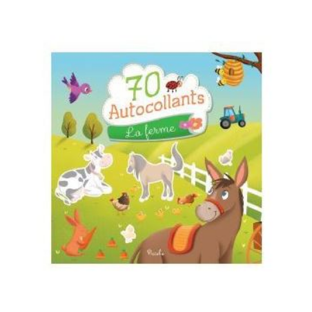Livre autocolants - 70 autocollants - La ferme