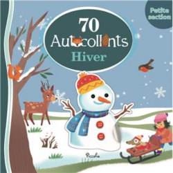 Livre autocollants - 70 autocollants - Hiver