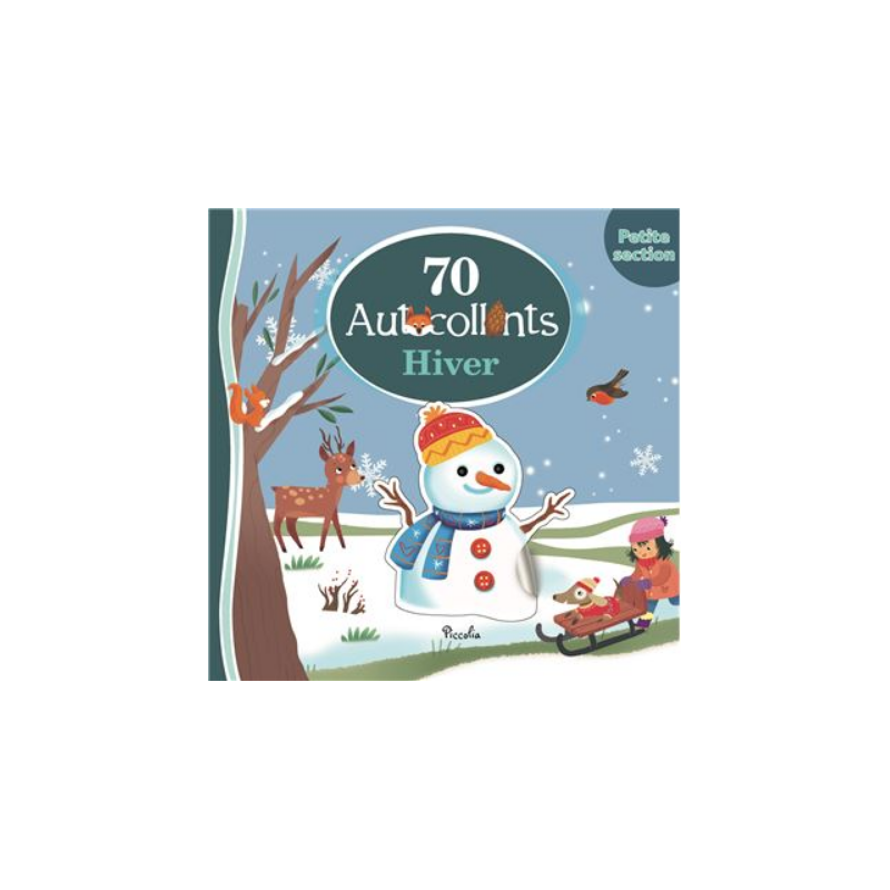 Livre autocollants - 70 autocollants - Hiver Livre autocollants - 70 autocollants - Hiver