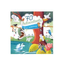 Livre autocollants - 70 autocollants - Les oiseaux