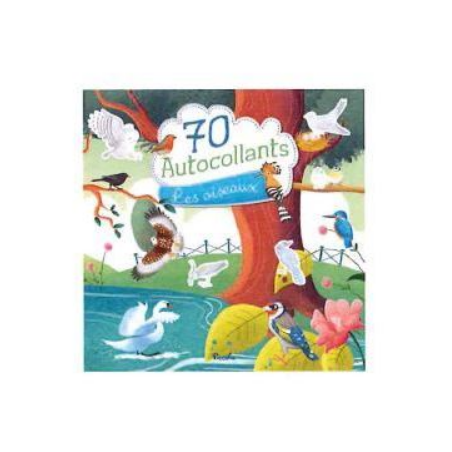 Livre autocollants - 70 autocollants - Les oiseaux