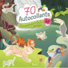 Livre autocollants - 70 autocollants - Les animaux de la jungle