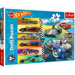 Puzzle Trefl - Hot Wheels – 24 pièces