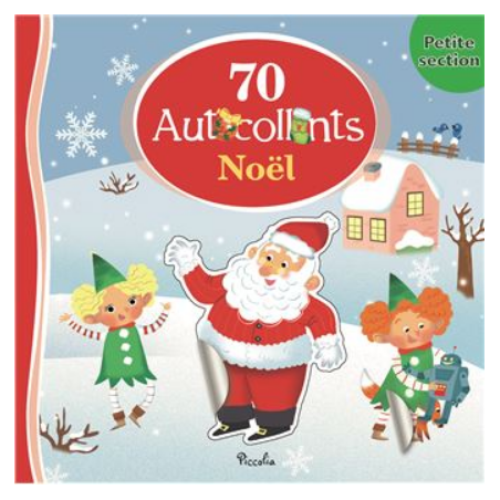 Livre autocollants - 70 autocollants - Noel