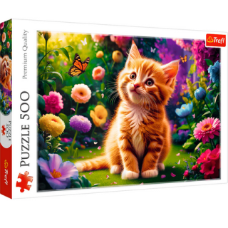 Puzzle Trefl - Chaton Mignon – 500 pièces