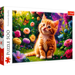 Puzzle Trefl - Chaton Mignon – 500 pièces