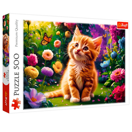 Puzzle Trefl - Chaton Mignon – 500 pièces