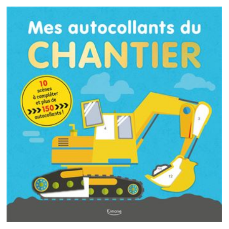 Livre autocollants - Mes autocollants - Du chantier