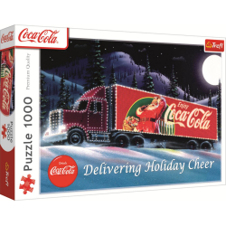 Puzzle Trefl -  Coca-Cola : Caravane De Noël – 1000 pièces