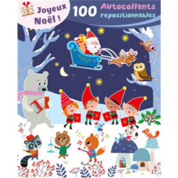 Livre autocollants - 100 autocollants repositionnables - Joyeux Noel