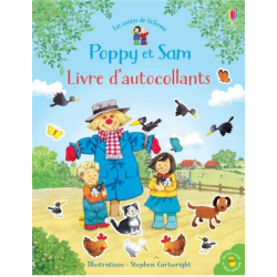 Licre autocollants - Poppy et Sam - Livre d'autocollants