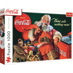 Puzzle Trefl -  Coca-Cola : Cadeaux Du Père Noël – 1000 pièces