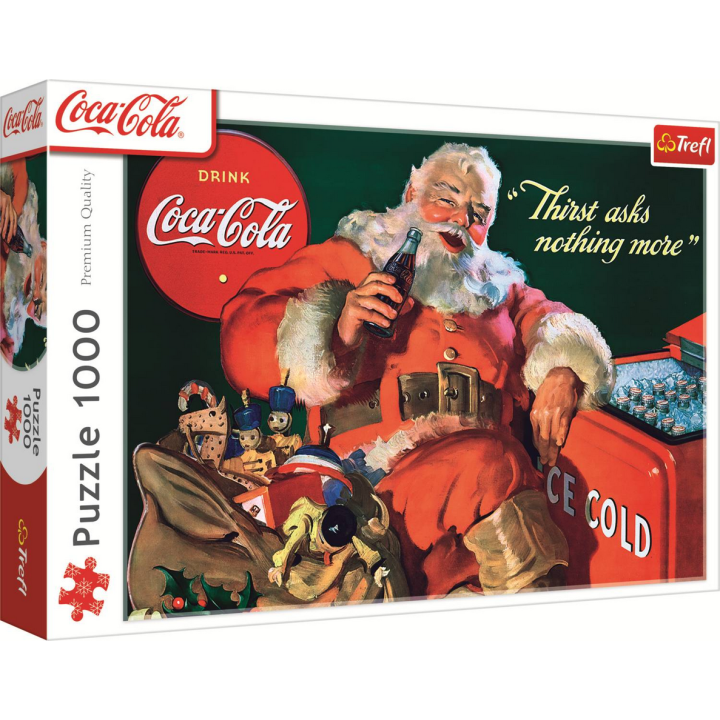 Puzzle Trefl -  Coca-Cola : Cadeaux Du Père Noël – 1000 pièces