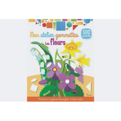 Livre gommette - Mon atelier gomettes - Les fleurs