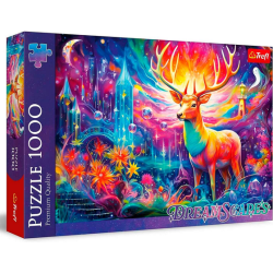 Puzzle Trefl -  Dreamscapes :  Un Cerf Mystique – 1000 pièces