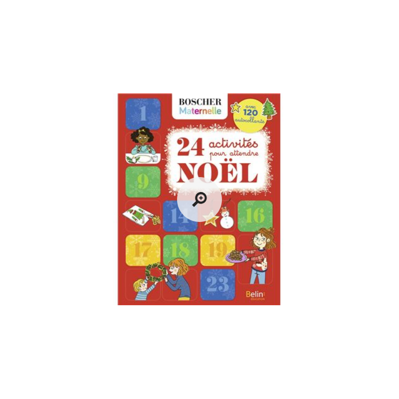 Livre activité et autocollants - 24 activité pour attendre Noel Livre activité et autocollants - 24 activité pour attendre Noel