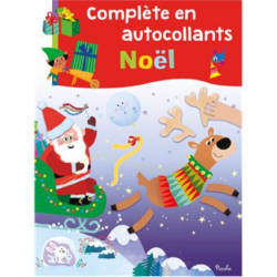 Livre autocollants - Complète en autocollants Noel