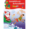 Livre autocollants - Complète en autocollants Noel