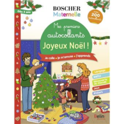 Livre autocollant-Mes premiers autocollants - Joyeux Noel