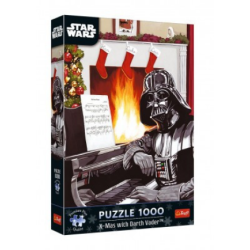 Puzzle Trefl - Star Wars : Noël avec Dark Vador – 1000 pièces