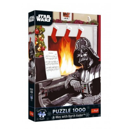Puzzle Trefl - Star Wars : Noël avec Dark Vador – 1000 pièces