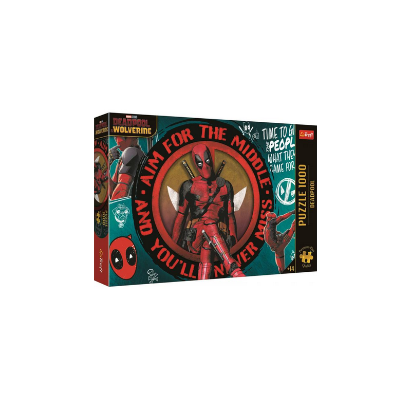 Puzzle Trefl - Marvel : Deadpool – 1000 pièces