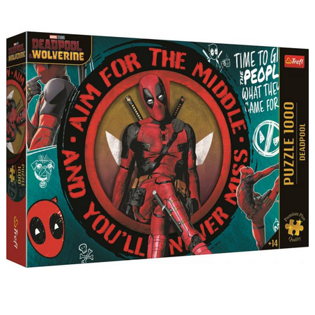 Puzzle Trefl - Marvel : Deadpool – 1000 pièces