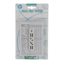 Jeux de société - Accessoire pour Yam : dés et bloc