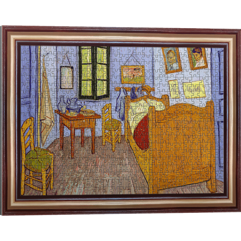 Puzzle ArtFrame - Vincent  Van Gogh : Chambre à coucher à Arles