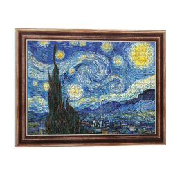 Puzzle ArtFrame - Vincent Van Gogh : La Nuit Etoilée