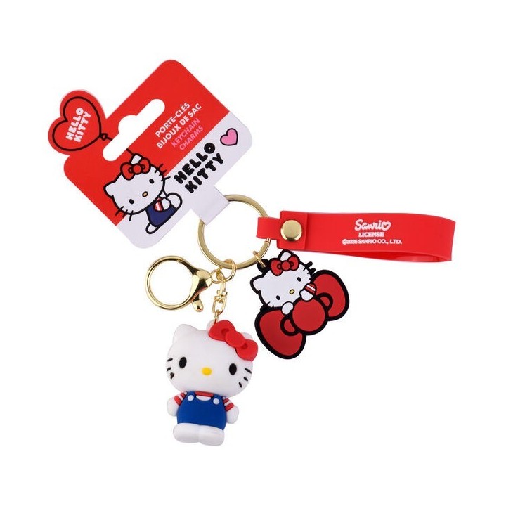 Porte-clé Hello Kitty Rouge – Ultra mignon et tendance !