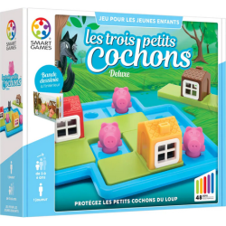 Jeux Smart Games - Les Trois Petits Cochons Deluxe