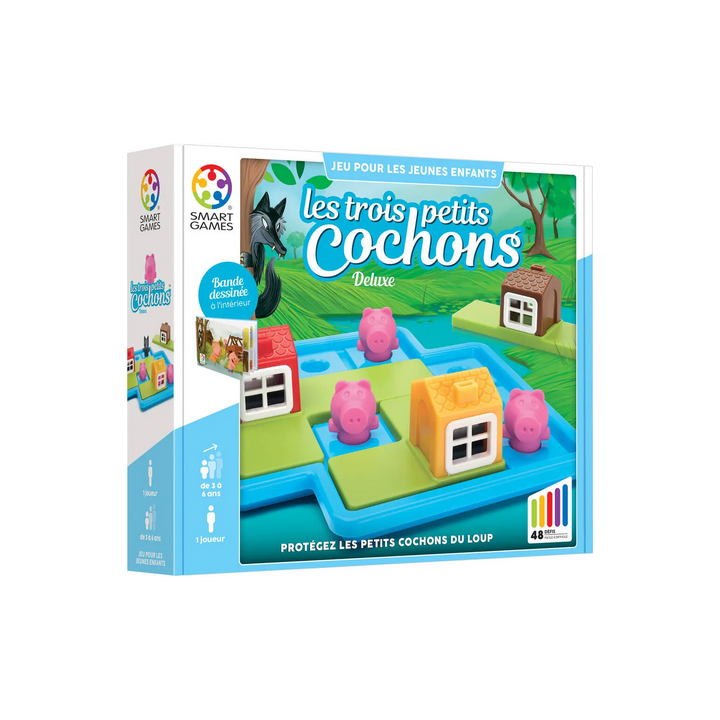 Jeux Smart Games - Les Trois Petits Cochons Deluxe