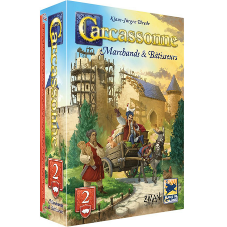 Jeux de société - Carcassonne : Marchands et Bâtisseurs - Extension 2