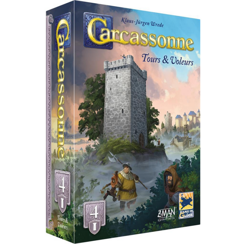 Jeux de société - Carcassonne : Tours & Voleurs - Extension 4