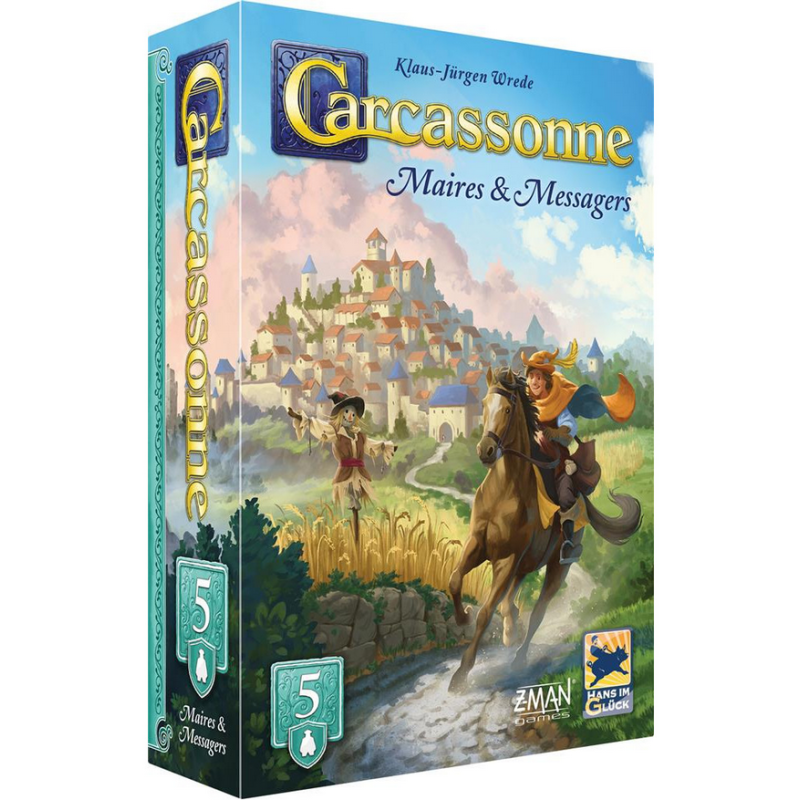 Jeux de société - Carcassonne : Maires & Messagers - Extension 5