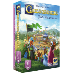 Jeux de société - Carcassonne : Joutes & Armoiries - Extension 6
