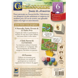 Jeux de société - Carcassonne : Joutes & Armoiries - Extension 6