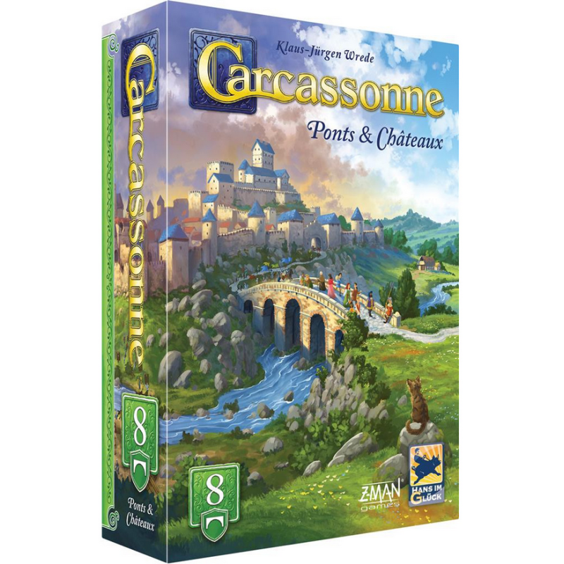 Jeux de société - Carcassonne : Ponts & Châteaux - Extension 8