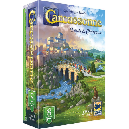 Jeux de société - Carcassonne : Ponts & Châteaux - Extension 8