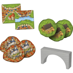 Jeux de société - Carcassonne : Ponts & Châteaux - Extension 8