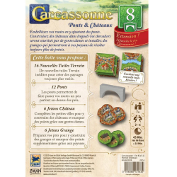 Jeux de société - Carcassonne : Ponts & Châteaux - Extension 8