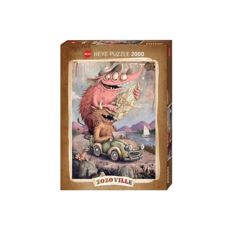 Puzzle Heye - Zozoville : Road Trippin - 2000 Pièces