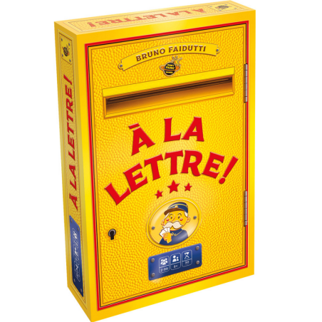 Dans A la Lettre !, vous jouez tous ensemble ! Révélez deux cartes