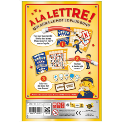 Dans A la Lettre !, vous jouez tous ensemble ! Révélez deux cartes
