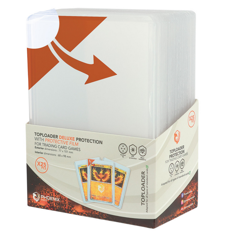 Phoenix Shield - Top Loaders Deluxe - Lot de 25