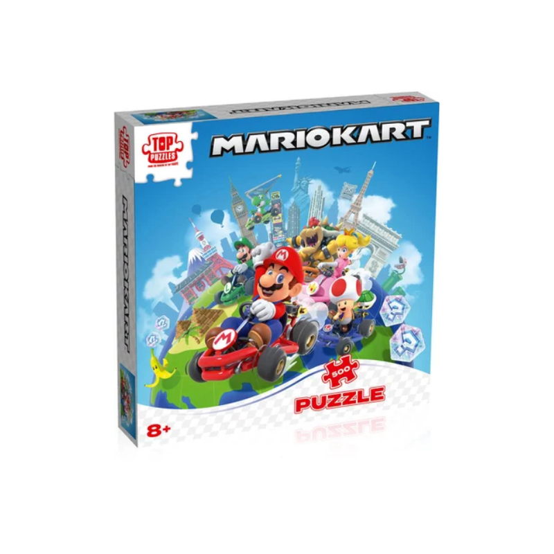 Puzzle - Mario Kart : Autour Du Monde - 500 Pièces