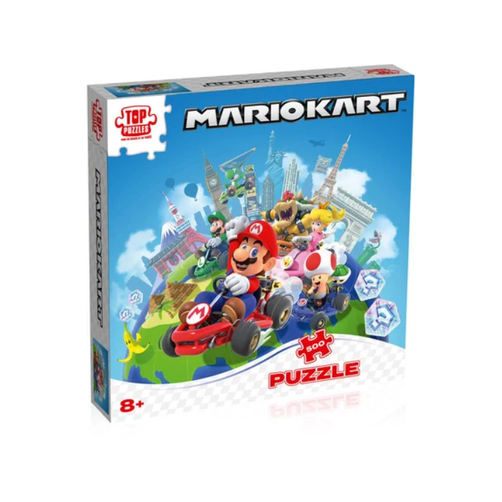 Puzzle - Mario Kart : Autour Du Monde - 500 Pièces